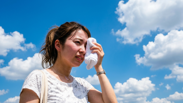 暑い夏。
